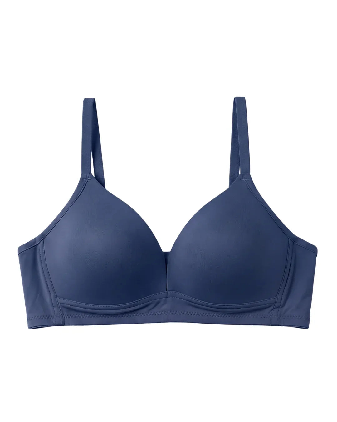 Light Padded Non-Wired T-Shirt Bra - Essentia - Blue