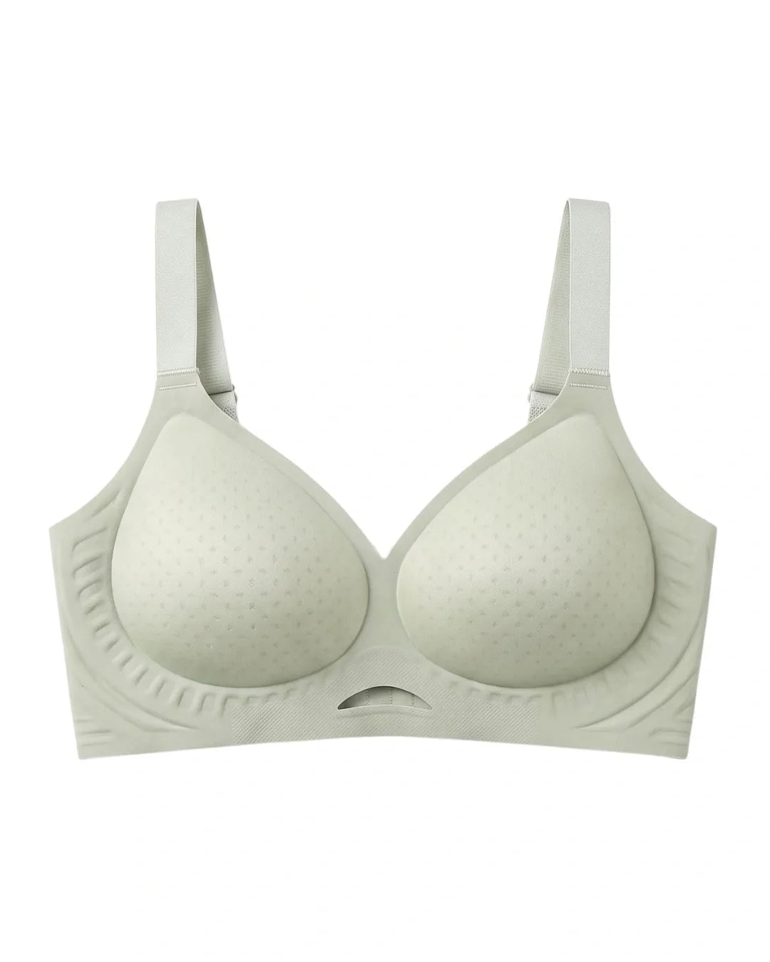 Seamless Padded Bra - Oziva Olive Green
