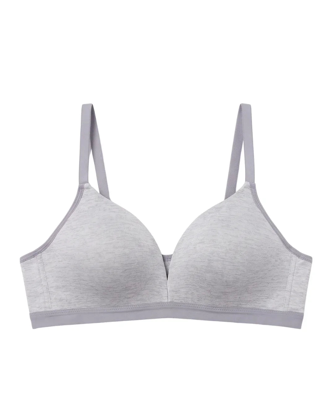 Light Padded Non-Wired T-Shirt Bra - Zenora - Grey