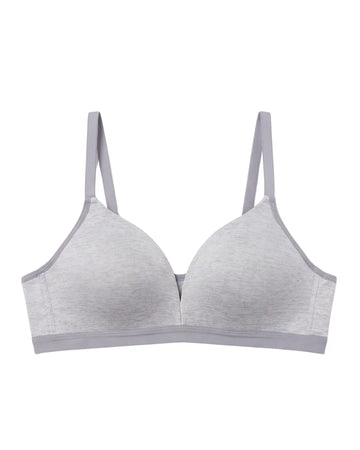 Light Padded Non-Wired T-Shirt Bra - Zenora - Grey