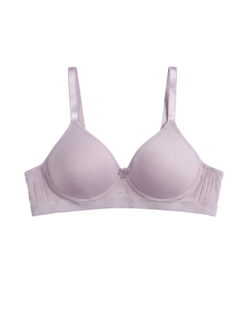 Padded Wired Bra - Moss - Lilac