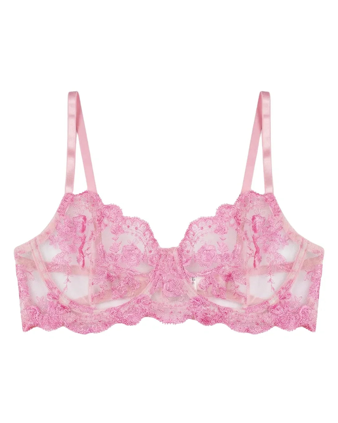 Non Padded Bra Set - Truffle - Pink