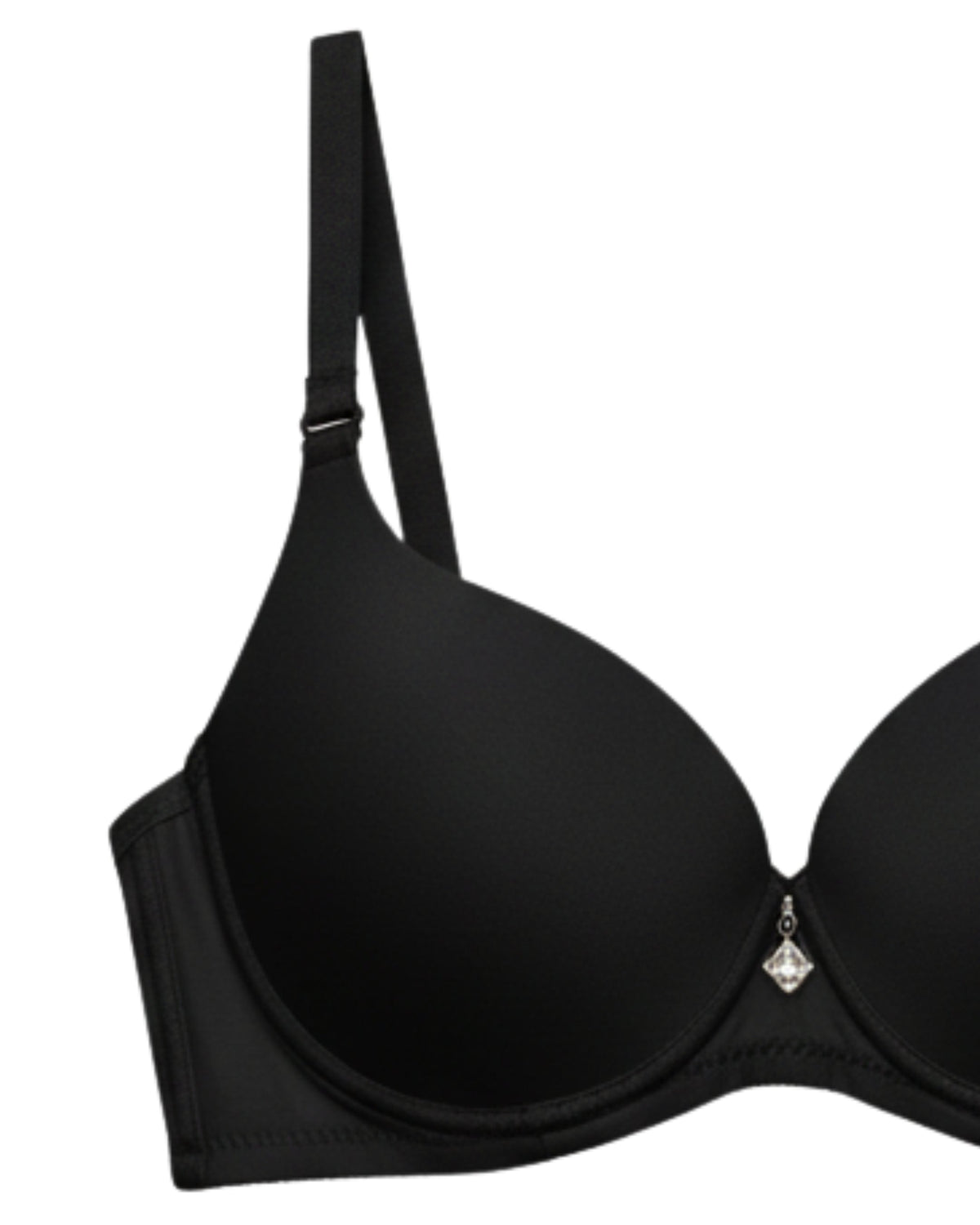 Padded T-Shirt Bra - Smooth Lift - Black