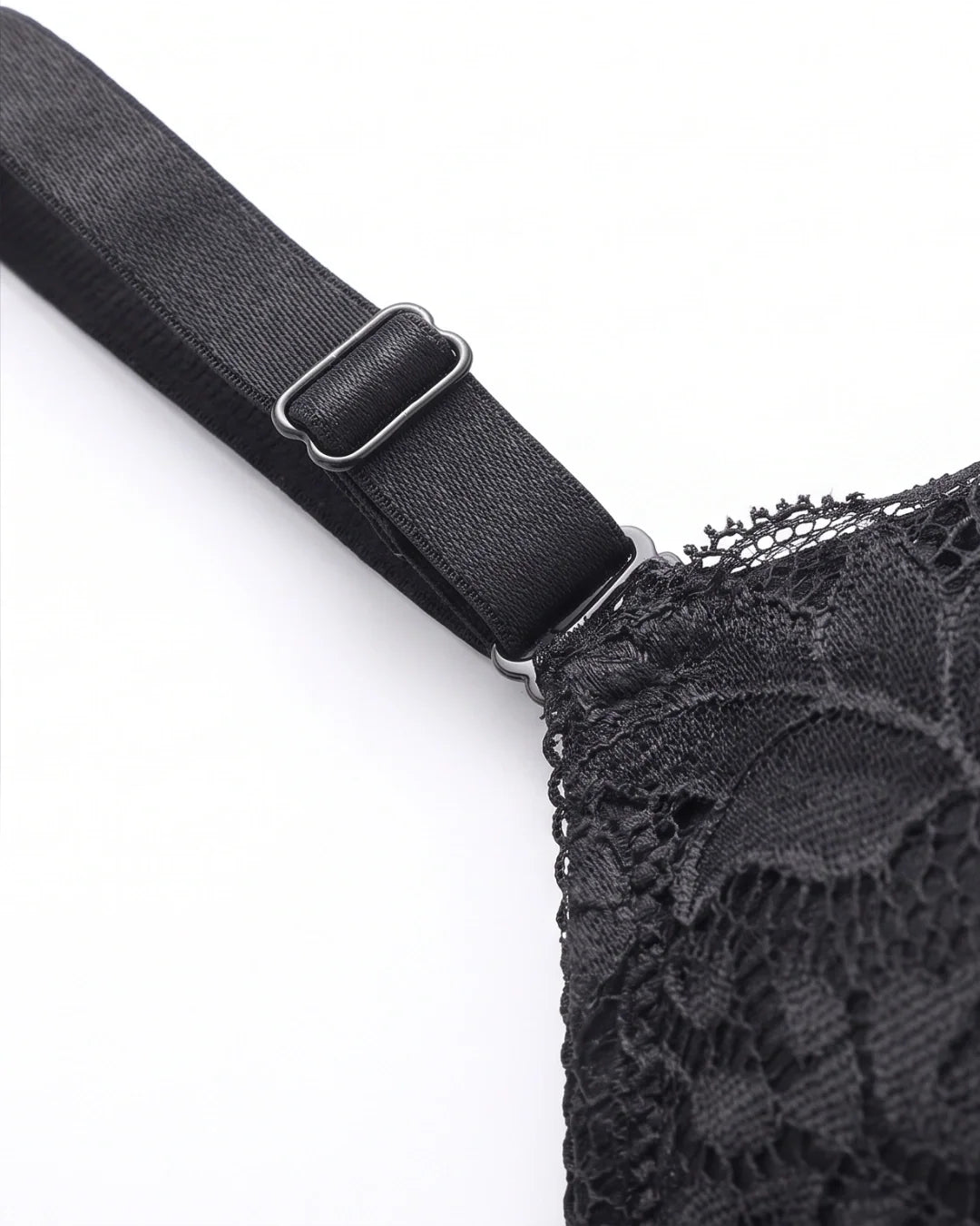 Plus Size Padded Bra - Softessa - Black