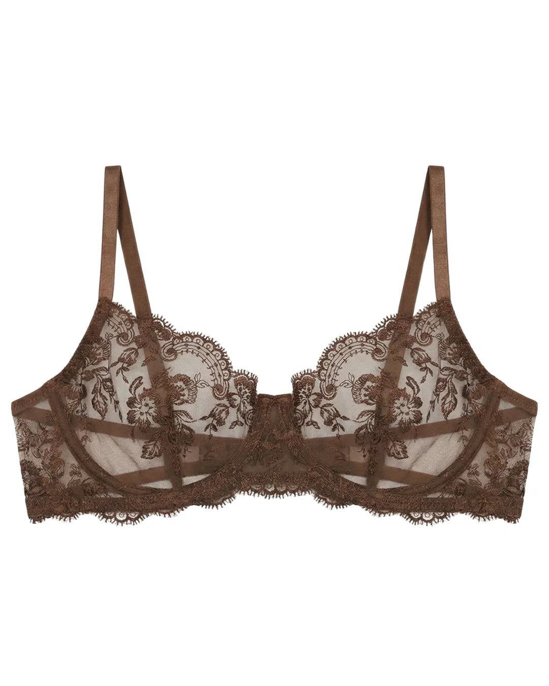 Non Padded Bra Set - Truffle - Brown