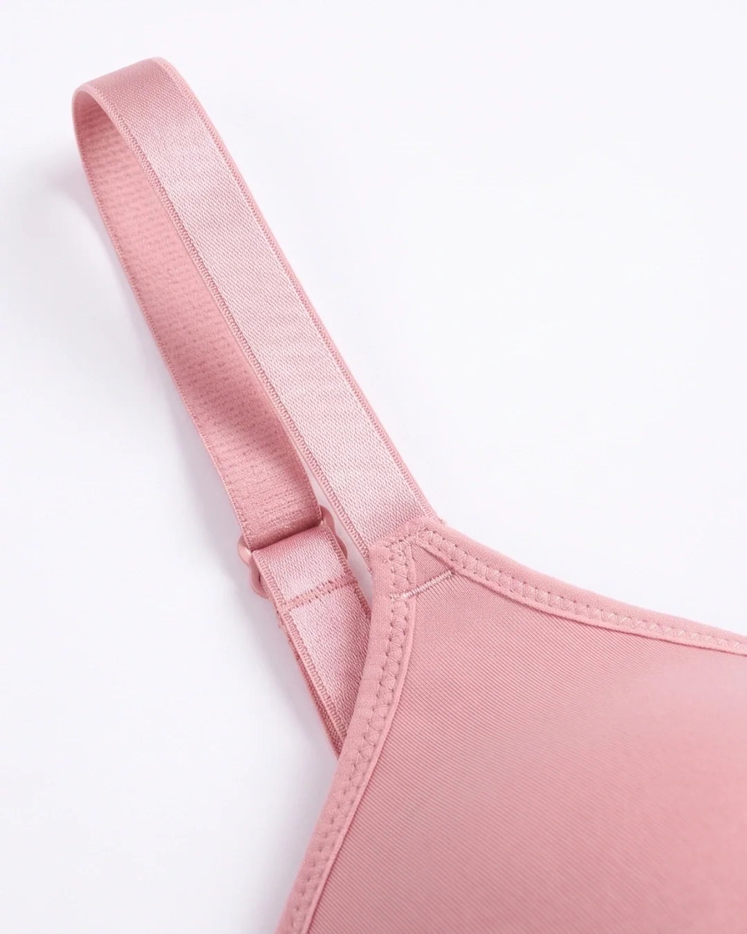 Padded Wired Bra - Moss - Pink