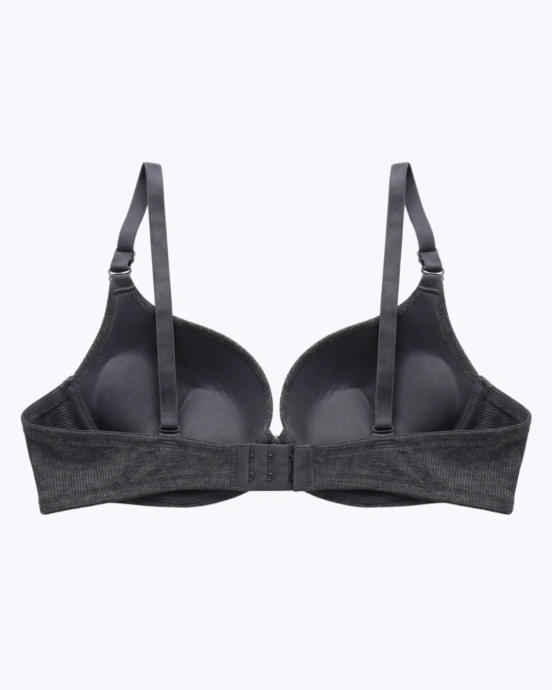 Padded Push-up Bra - Elva - Charcoal