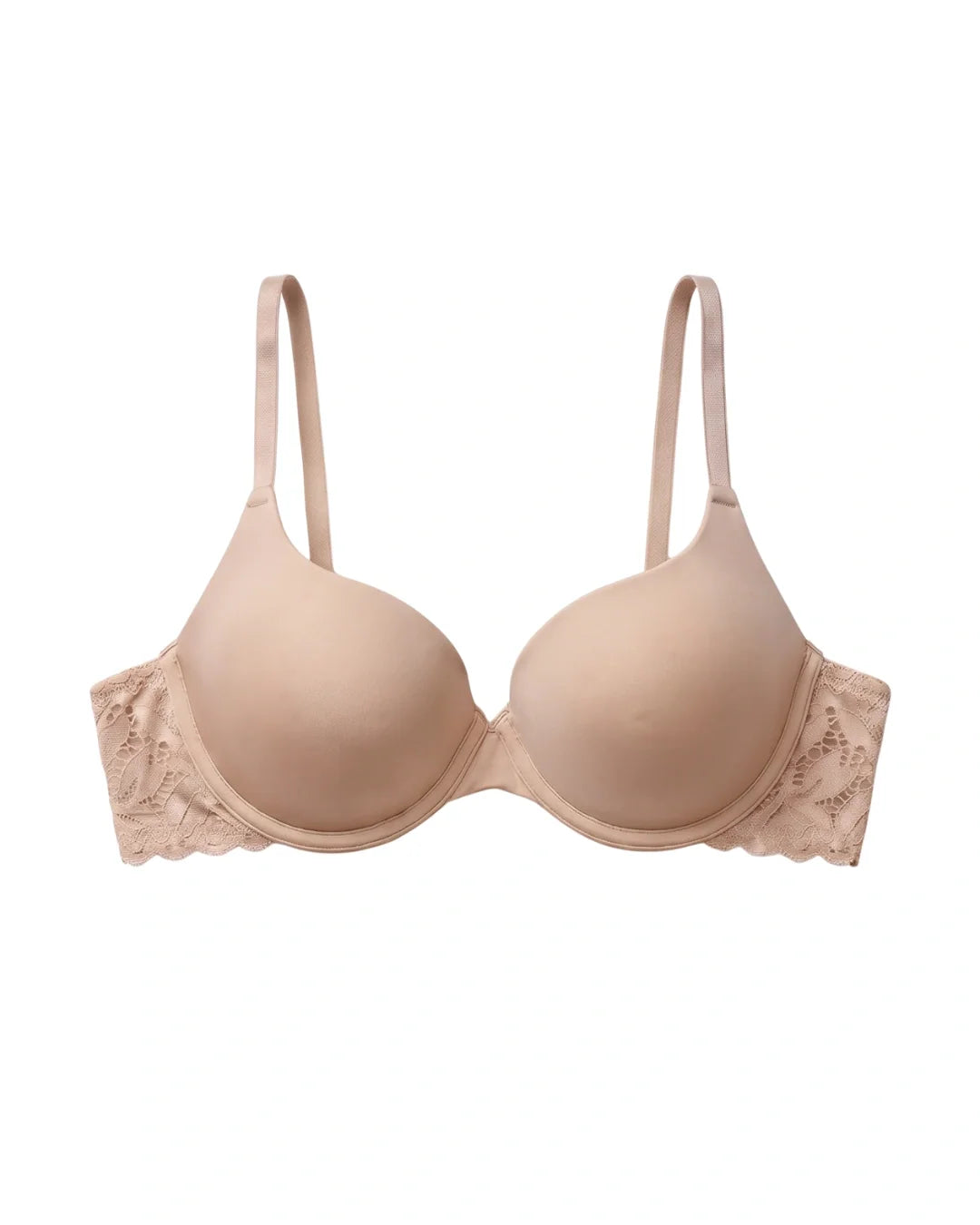 Padded T-shirt Bra - Merlot - Skin