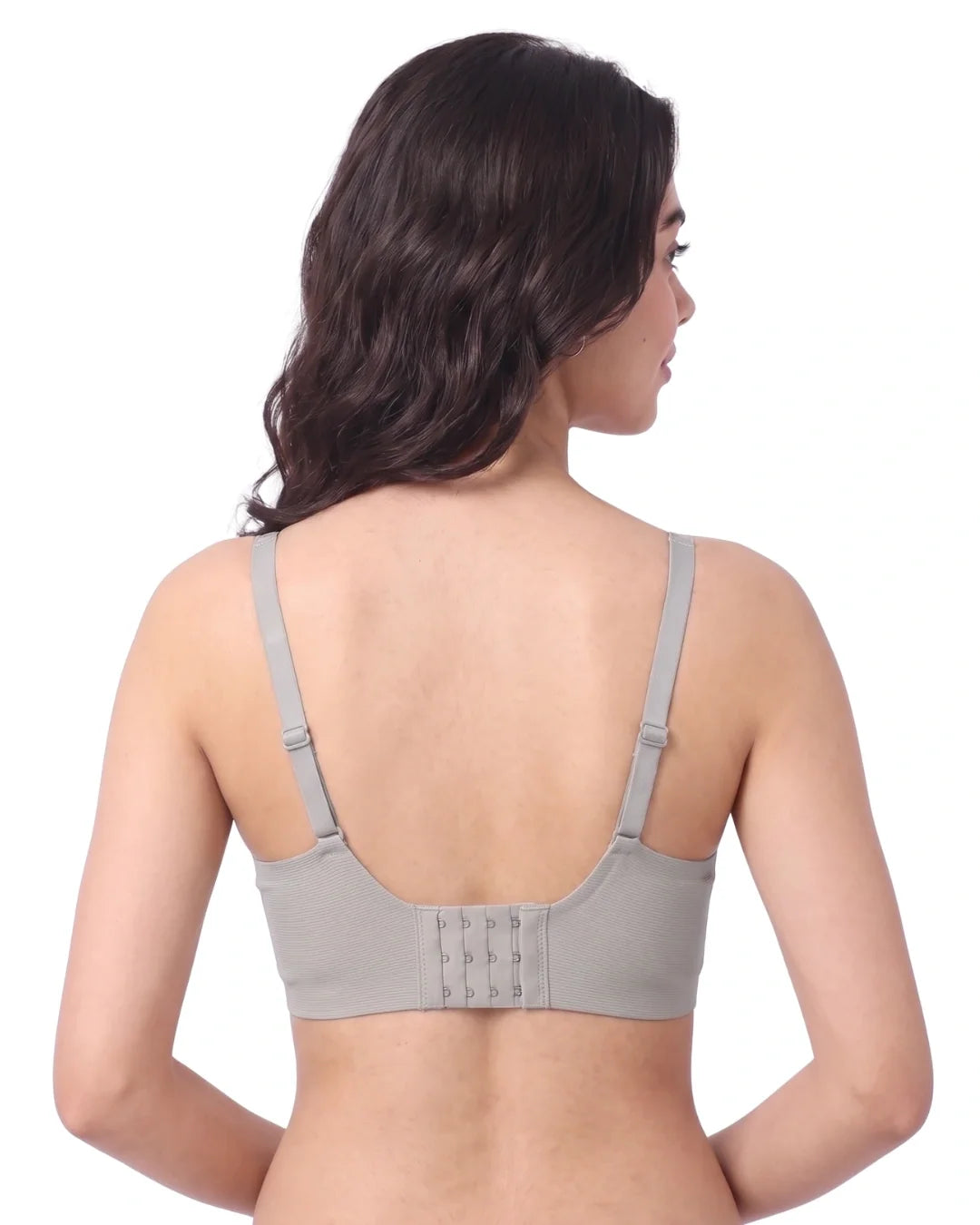 Seamless Padded Bra - Zavia - Grey