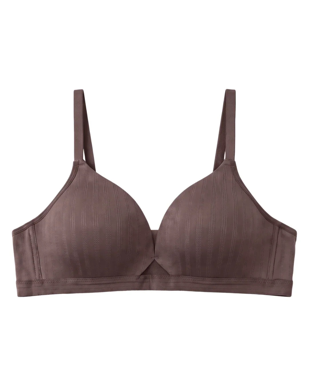 Padded Non-Wired T-Shirt Bra - Reem - Brown