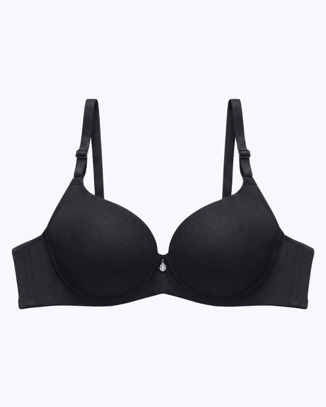 Padded Push-up Bra - Elva - Black