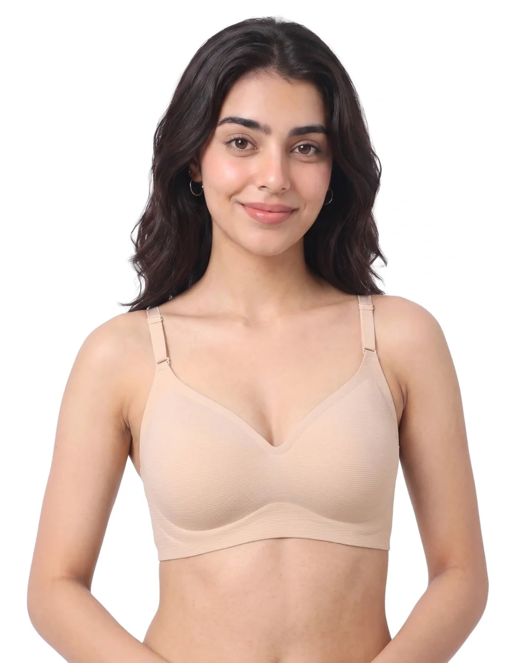 Seamless Padded Bra - Zavia - Skin