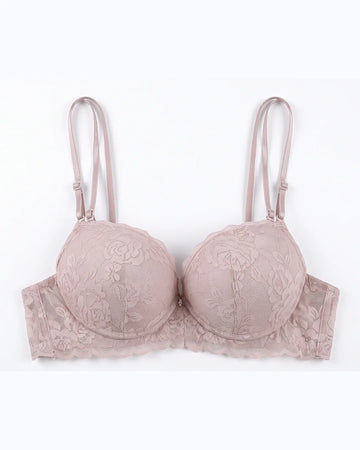 Padded Push-up Bra - Rose - Pink