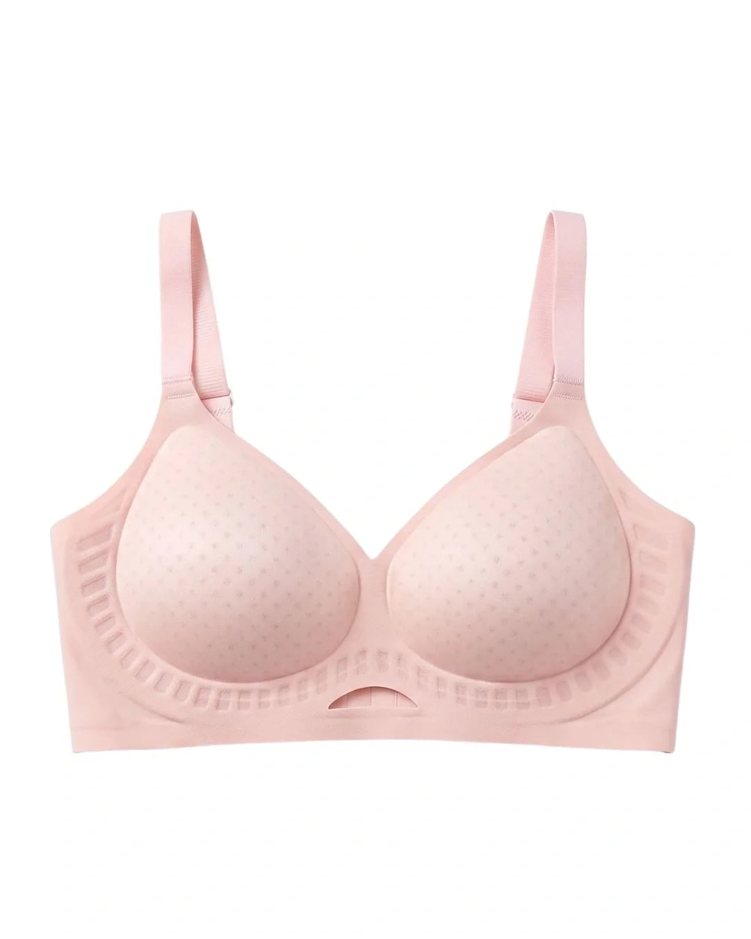 Seamless Padded Bra - Oziva Baby Pink
