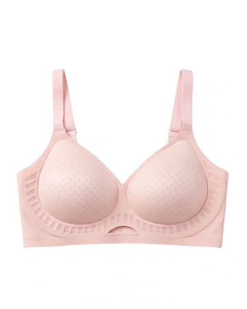 Seamless Padded Bra - Oziva Baby Pink