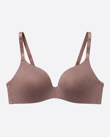 Padded Non Wired T-Shirt Bra - June - Brown