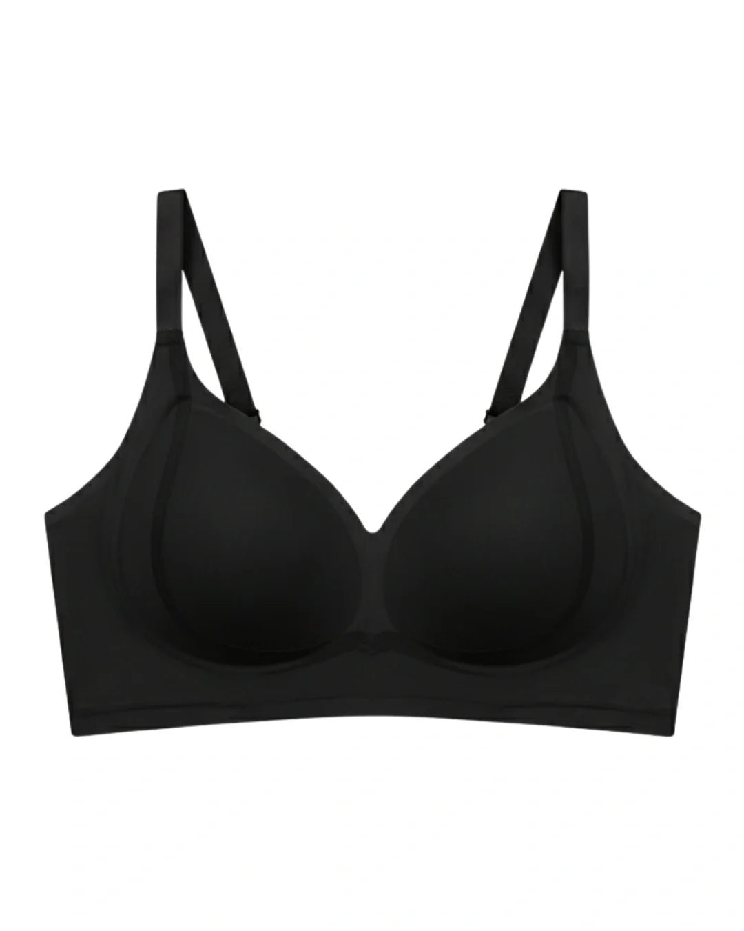 Seamless Padded Bra - Zavelle - Black