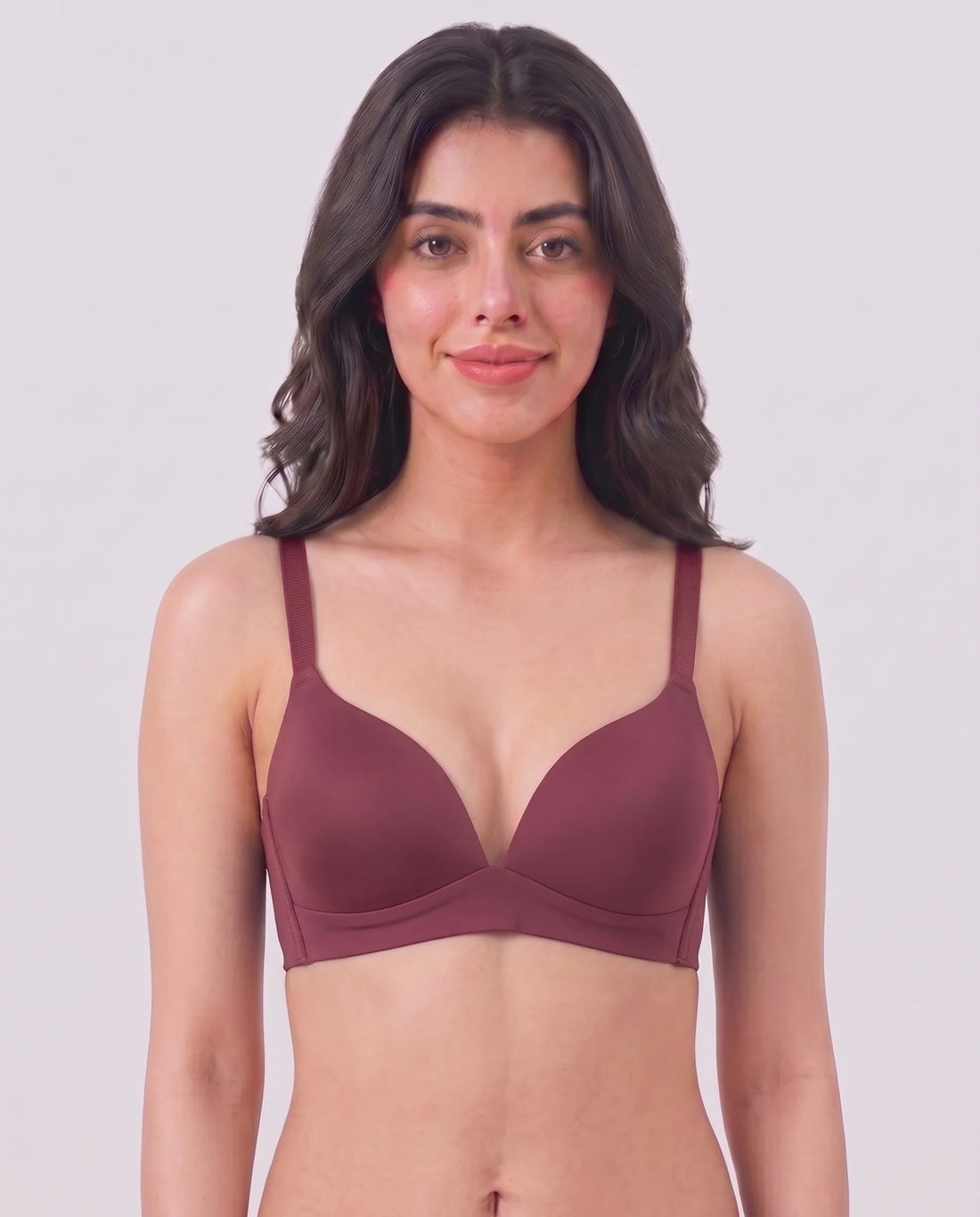 Padded Non Wired T-Shirt Bra - Amaya - Rose