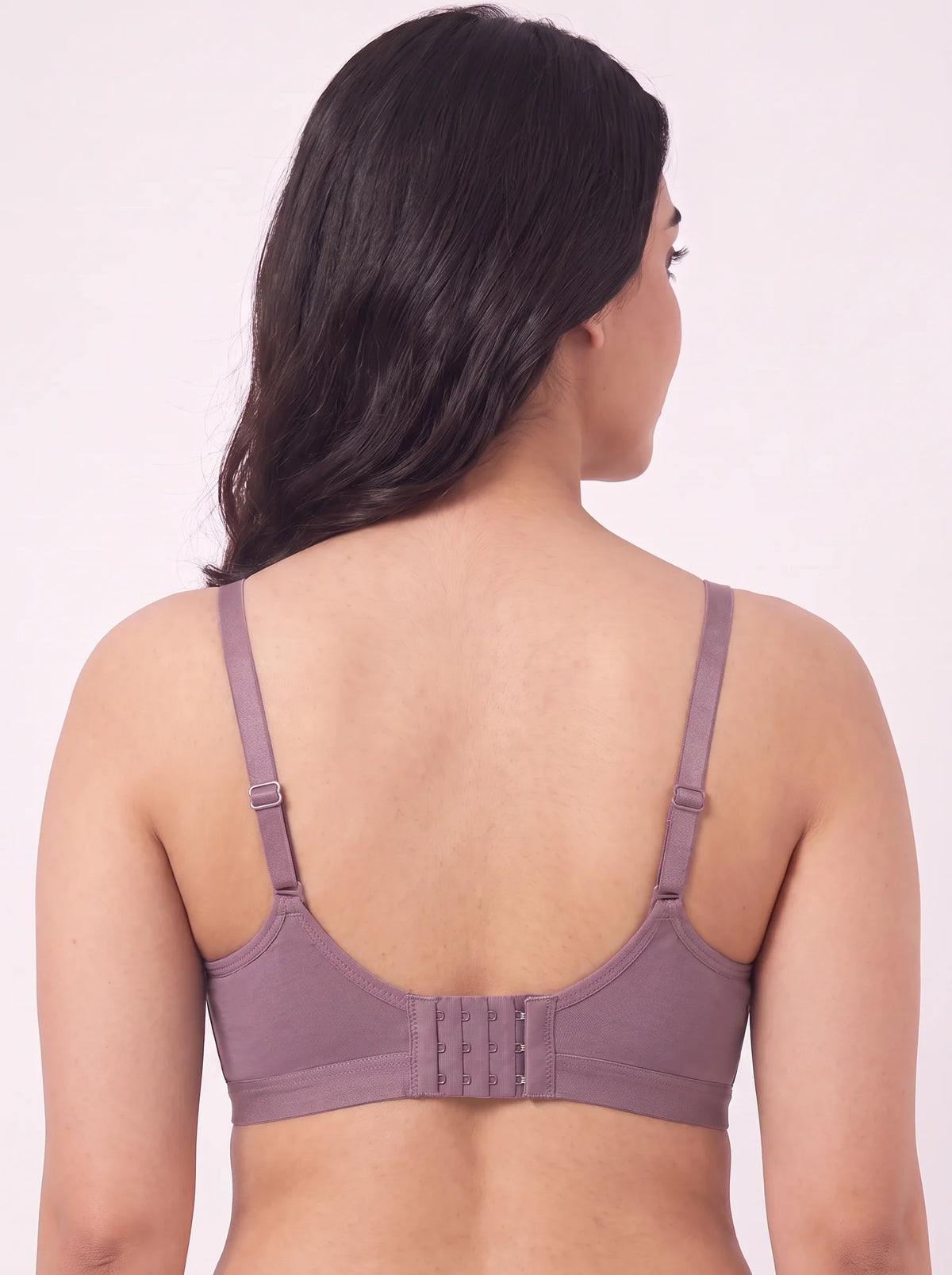 Light Padded Non-Wired T-Shirt Bra - Belle - Light Purple