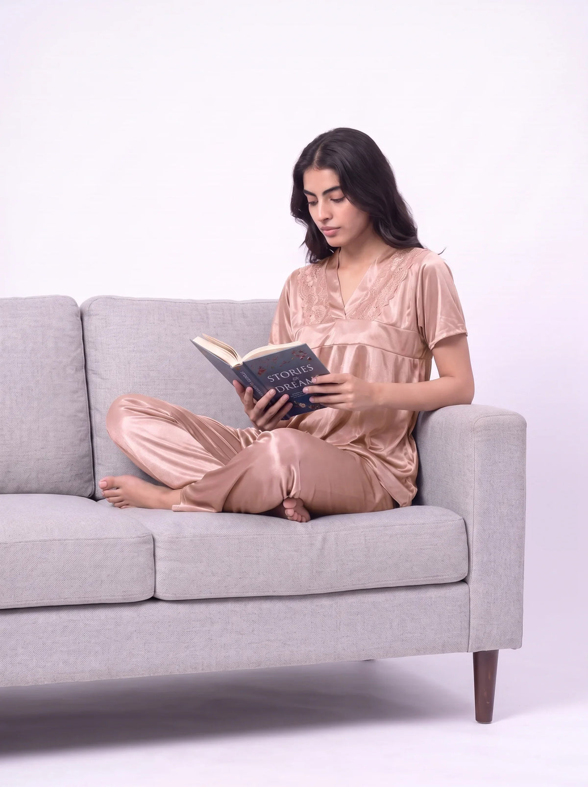 Silk PJ Set - Silk Ease - Champagne