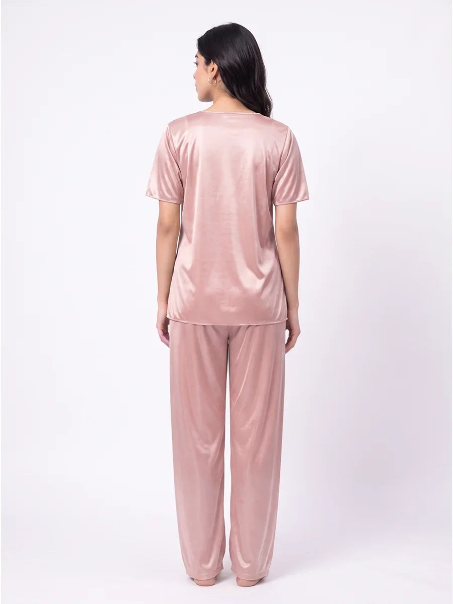 Silk PJ Set - Silk Ease - Champagne