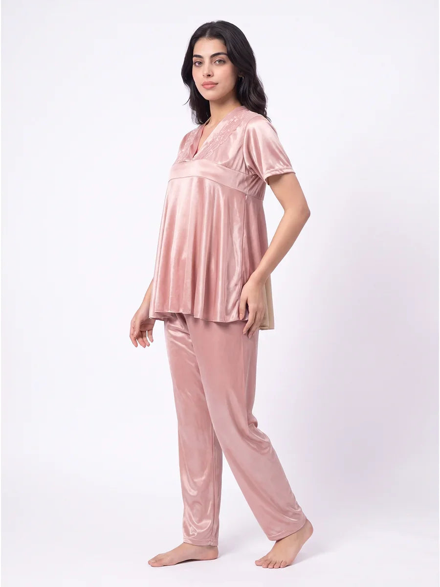 Silk PJ Set - Silk Ease - Champagne