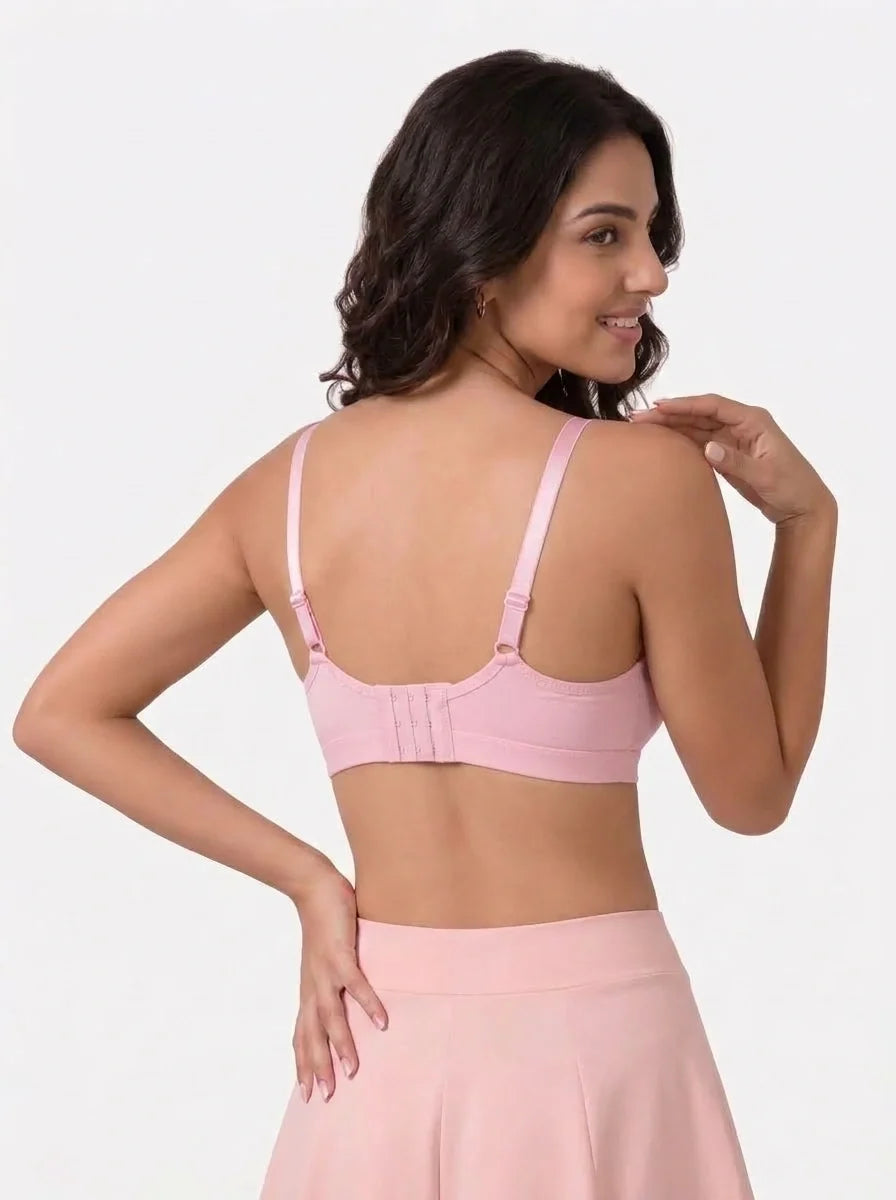 Light Padded Non-Wired T-Shirt Bra - Elysia - Pink