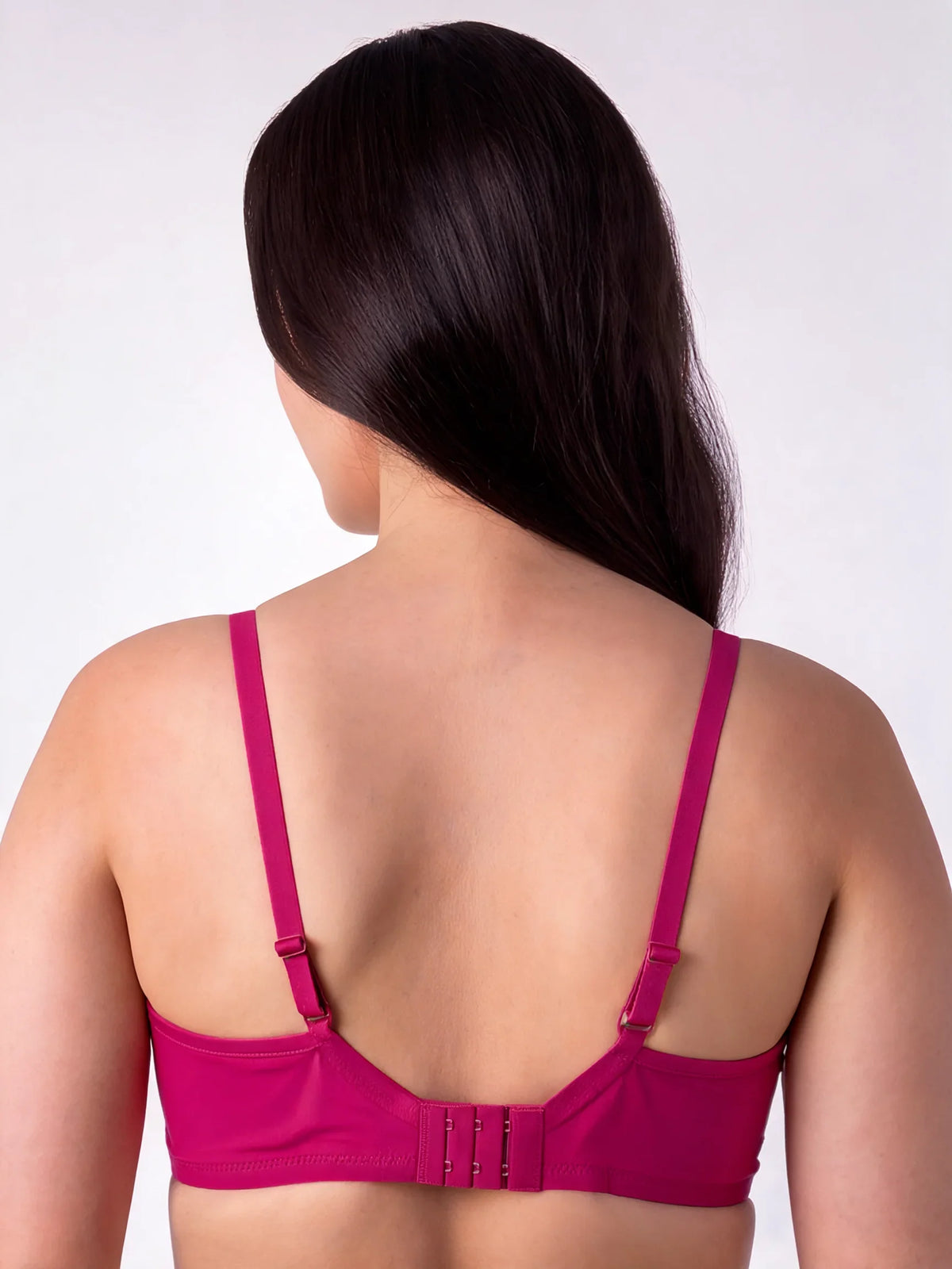 Light Padded Non-Wired T-Shirt Bra - Essentia - Maroon