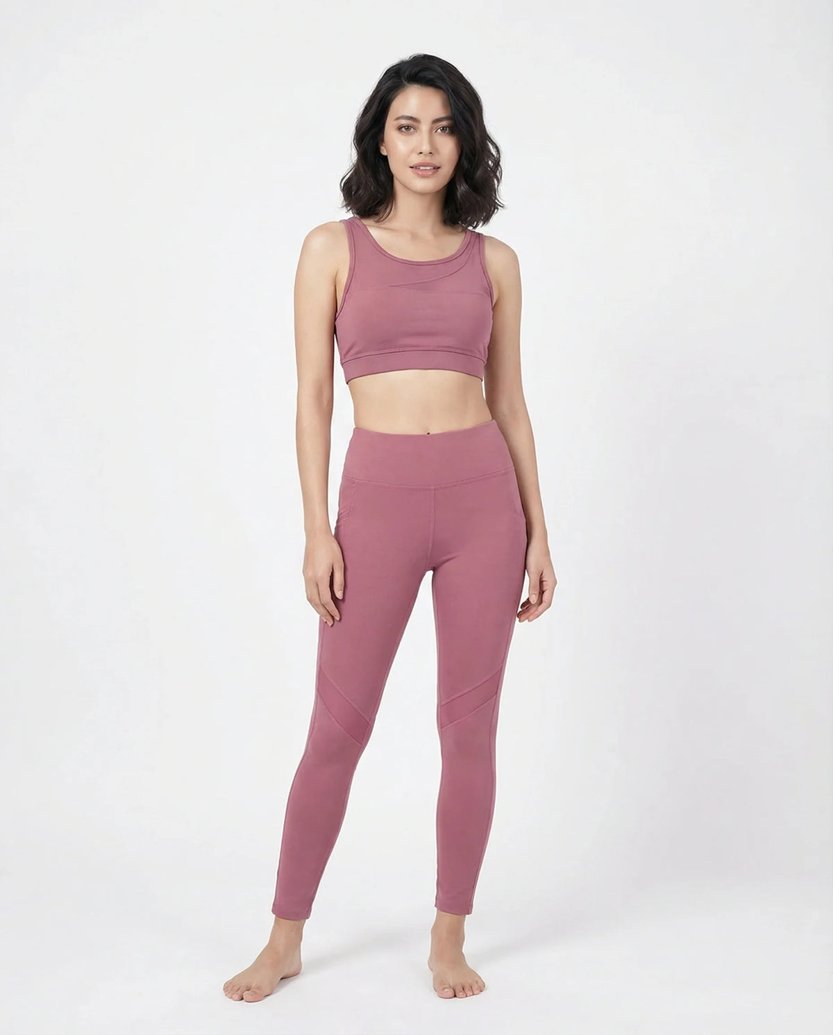 Activewear Set - Fit Fusion - Burgundy