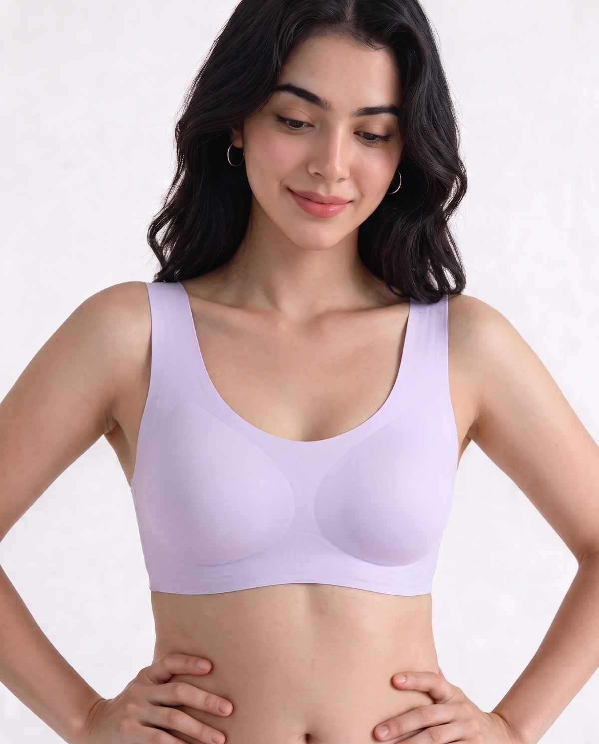 Seamless Padded Bra - Kiara - Soft Purple