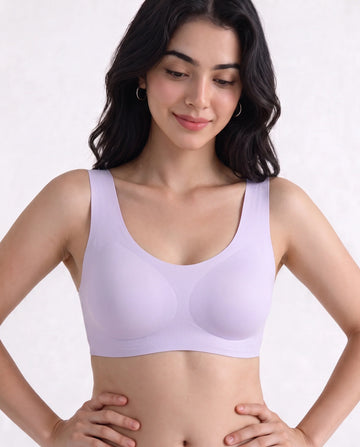 Seamless Padded Bra - Kiara - Soft Purple