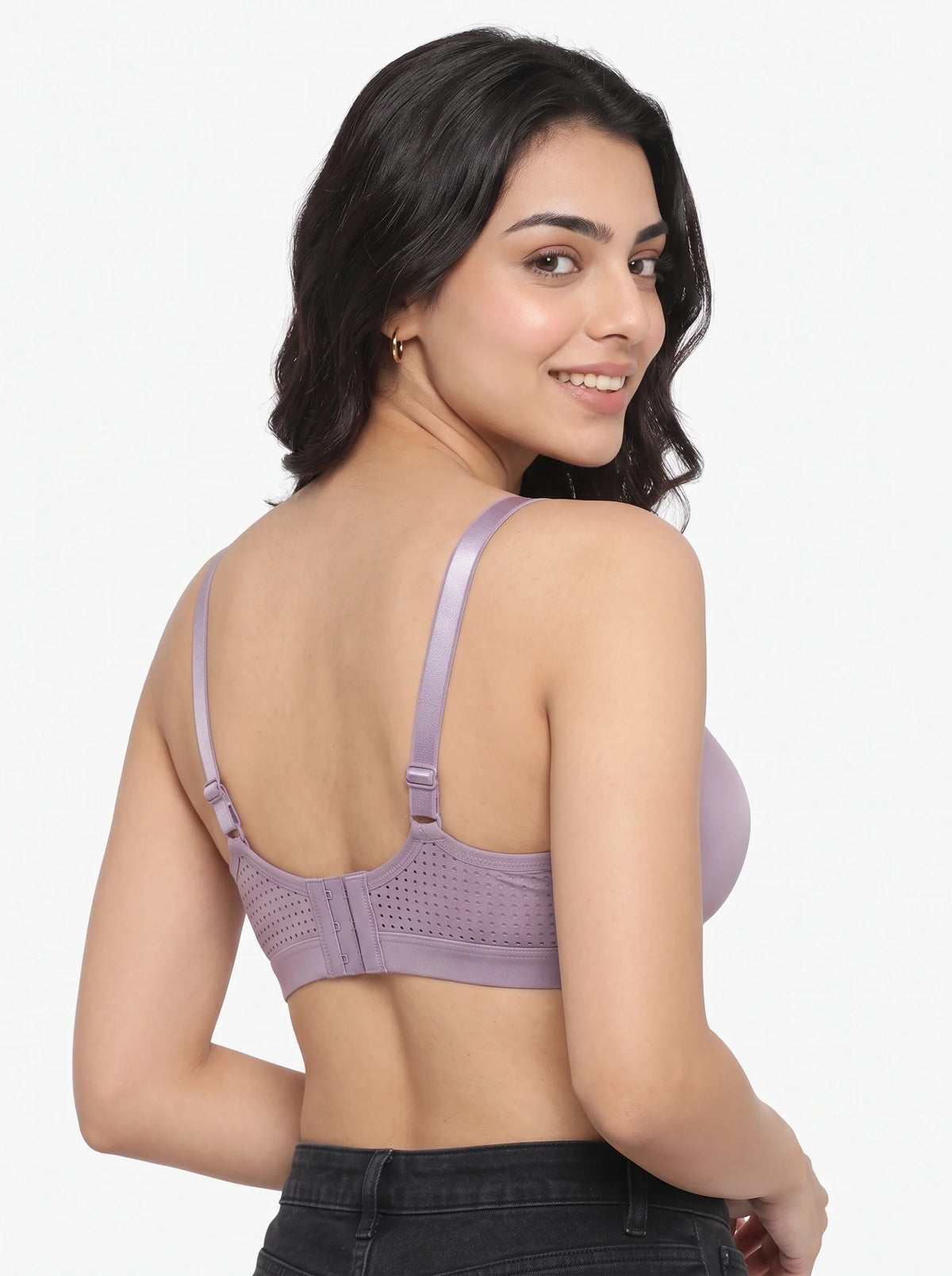 Light Padded T-Shirt Bra - kylie - Lilac
