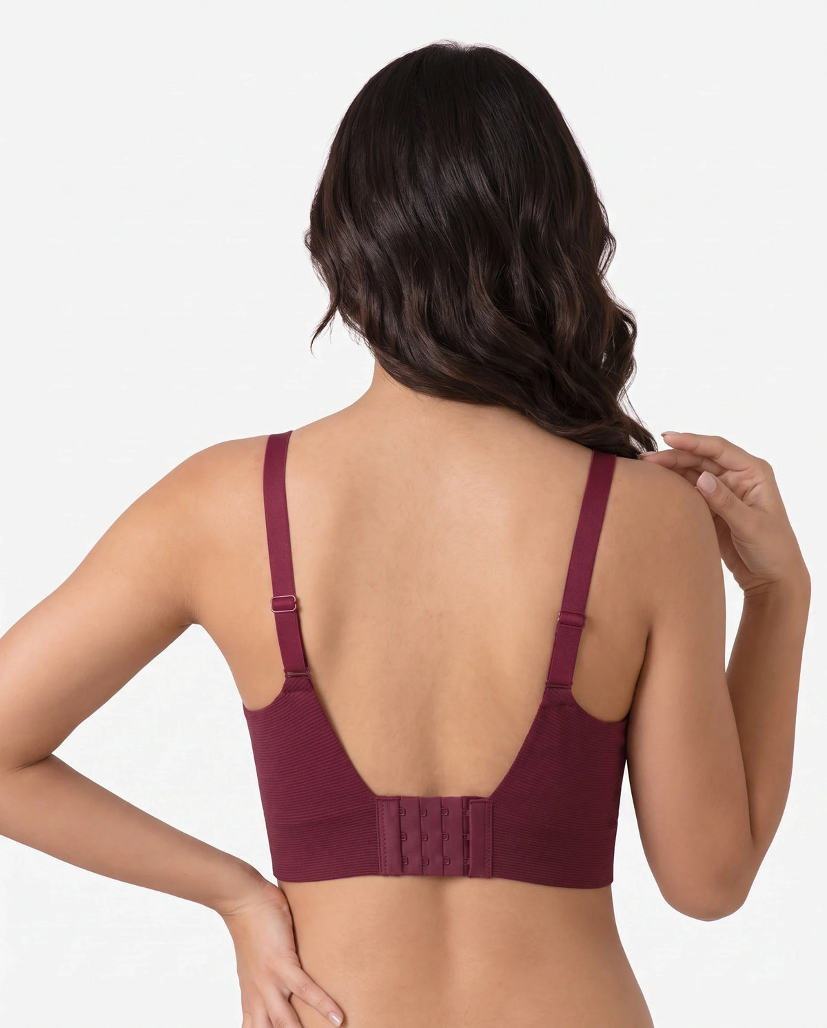 Seamless Padded Bra - Mira - Maroon
