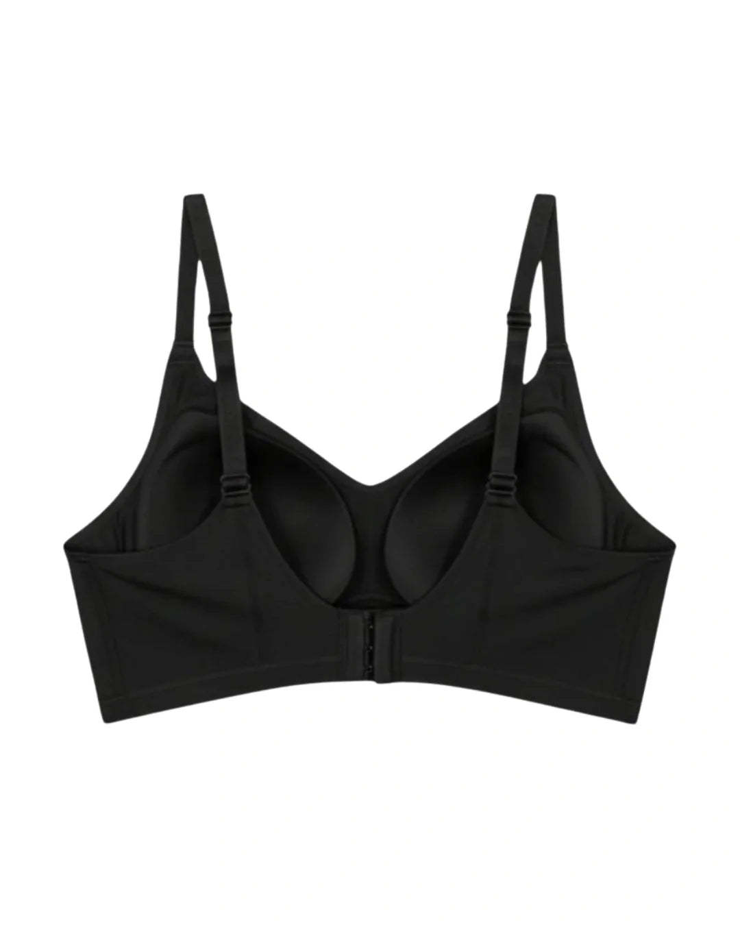 Padded Seamless Smooth Comfort Bra - Black