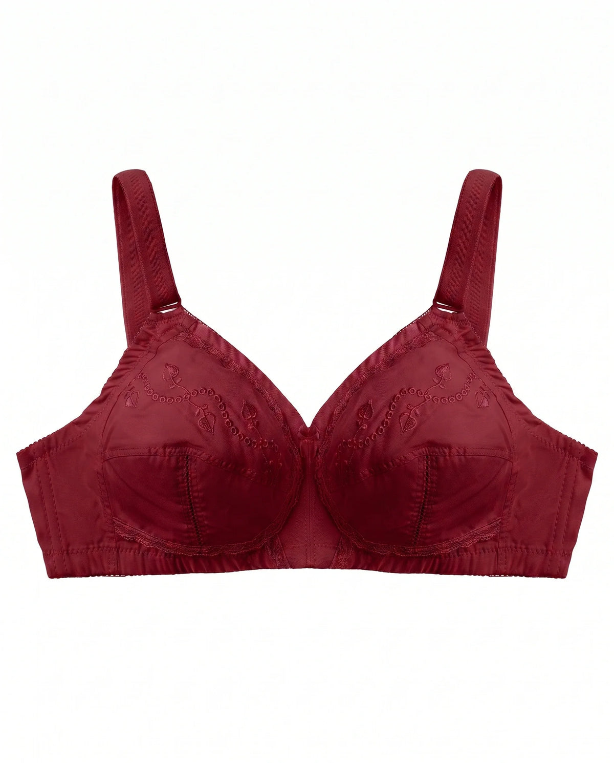 Pure Comfy Casual Non Padded Wireless Bra Maroon