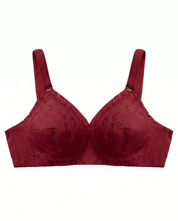 Pure Comfy Casual Non Padded Wireless Bra Maroon