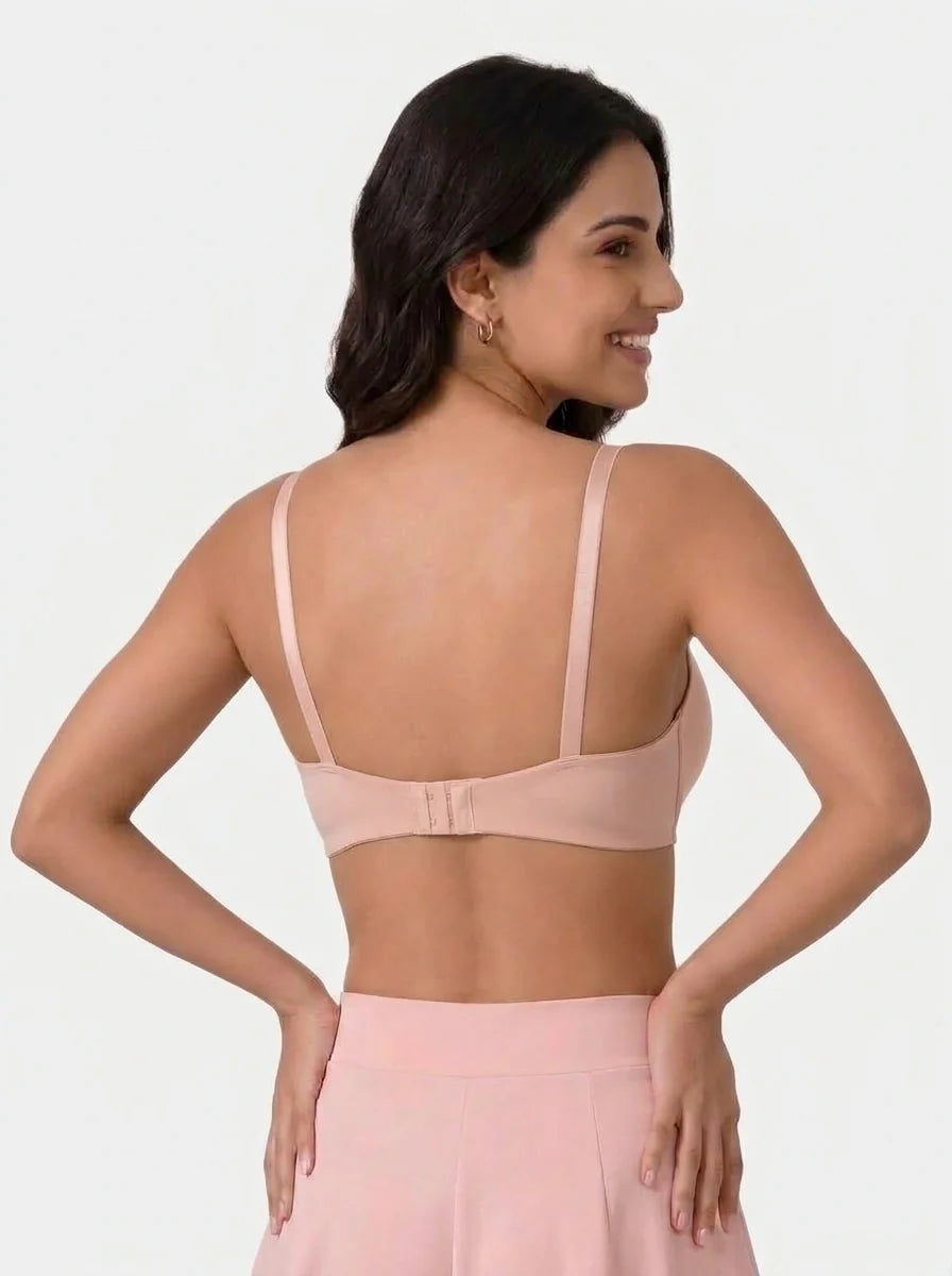 Plus Size Padded Bra - Softessa - Skin