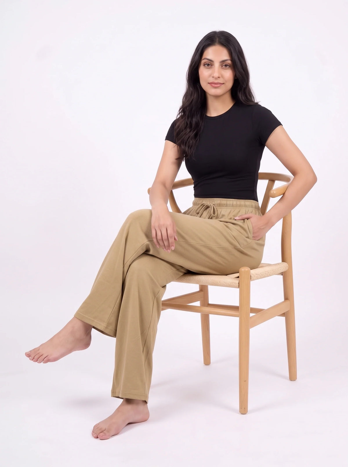 Pack of 2 Trousers - Comfy Sleep - Black & Skin