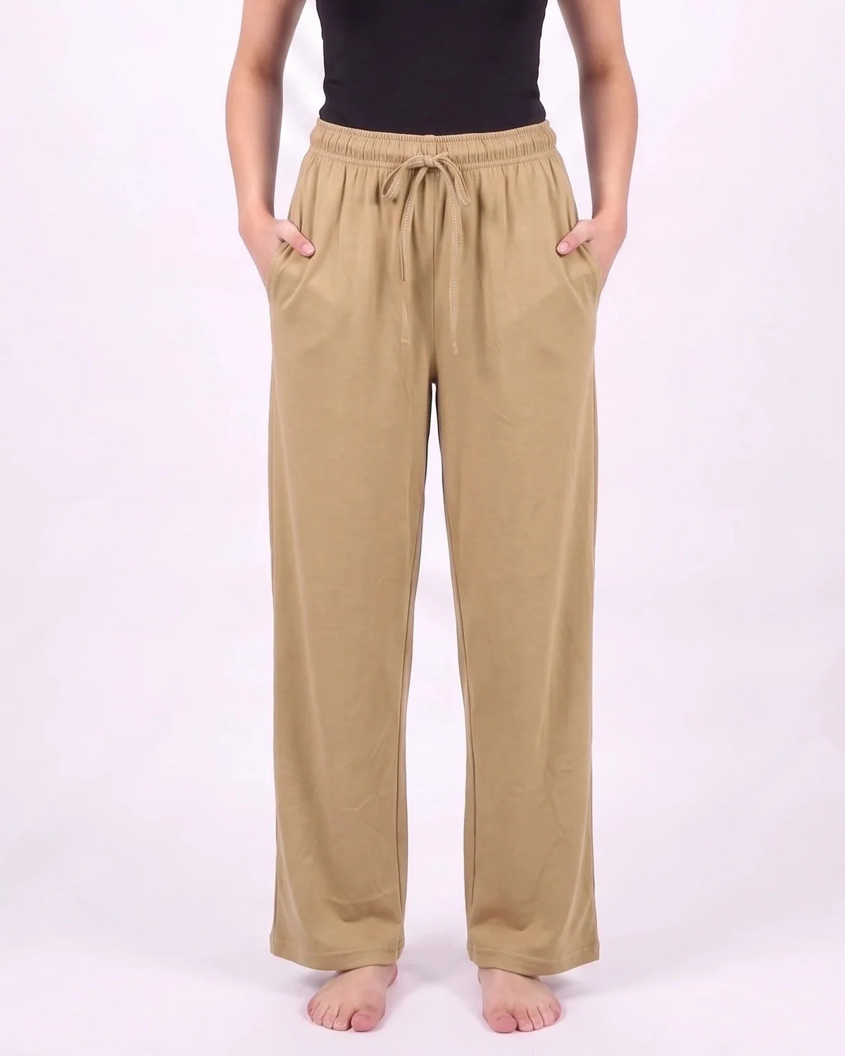 Pack of 2 Trousers - Comfy Sleep - Black & Skin
