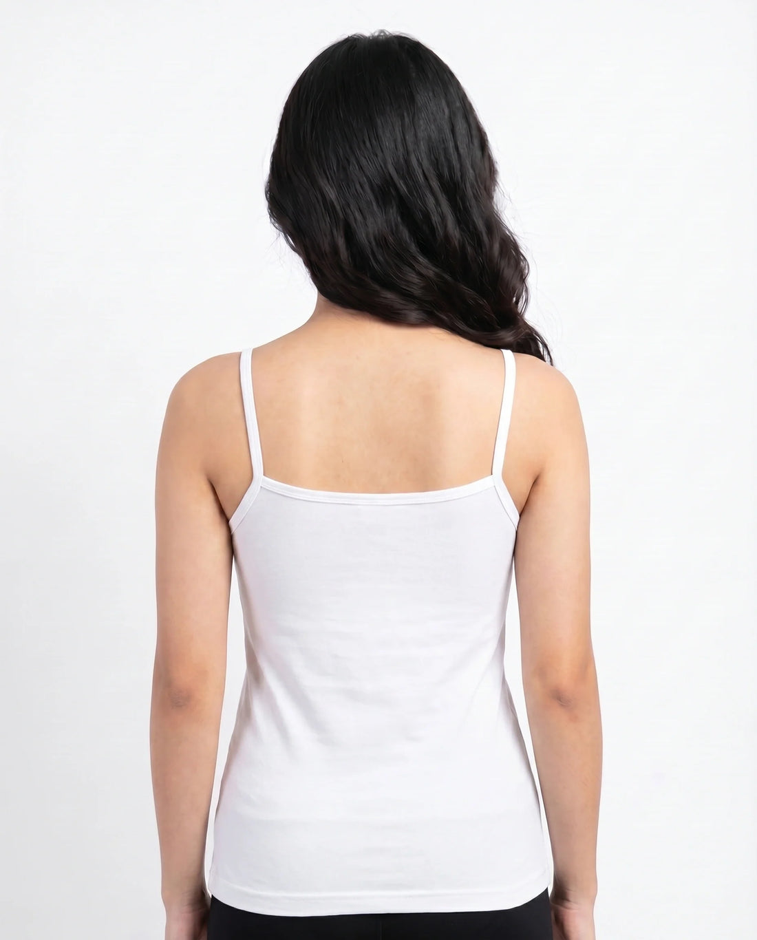 Soft Cotton Basic Camisole - White
