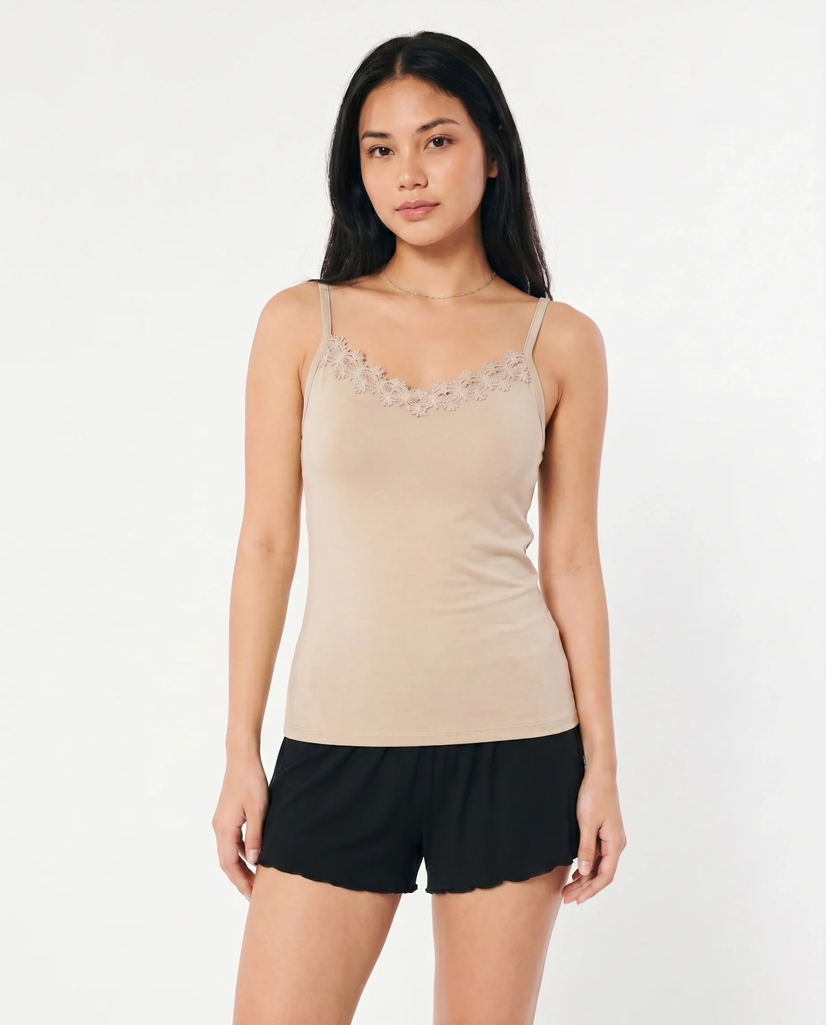 Soft Cotton Camisole - Daisy - Skin