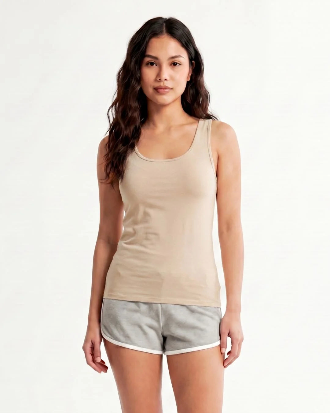 Pack Of 4 - Soft Cotton Camisole - Wide Strap