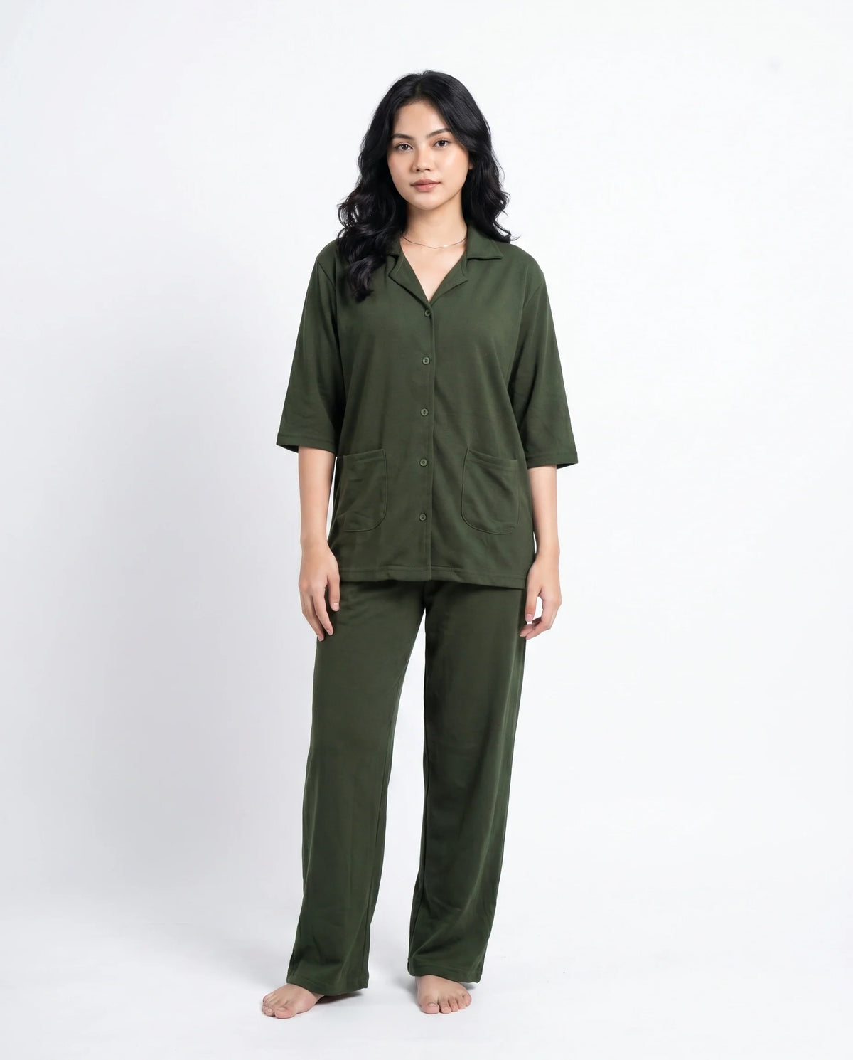 Summer Loungewear Set - Softco - Dark Green