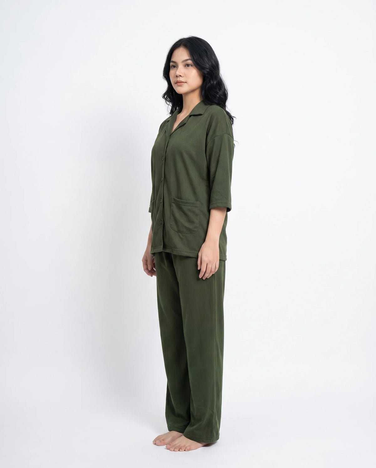 Summer Loungewear Set - Softco - Dark Green
