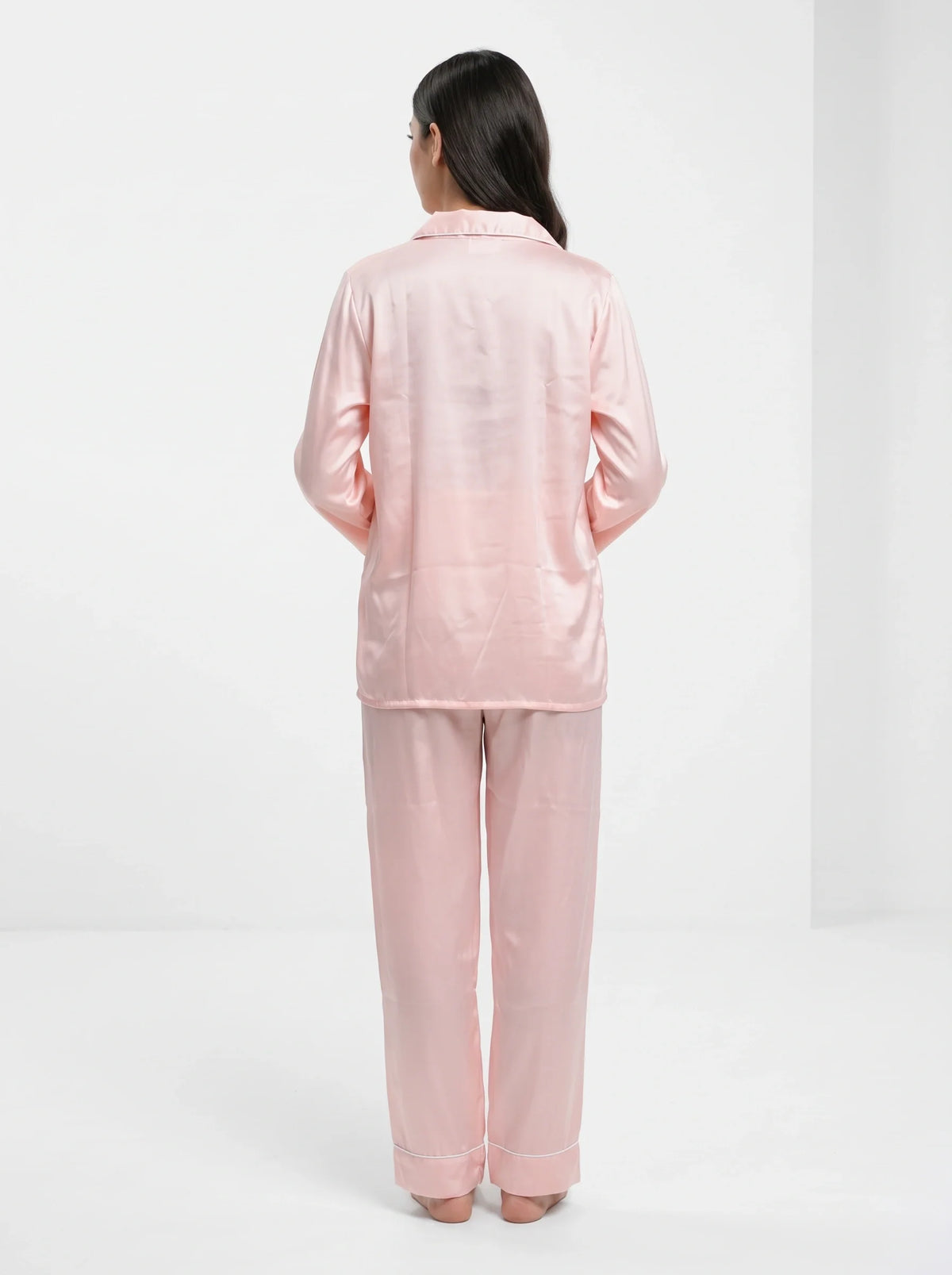 Velvet Silk PJ Set - Baby Pink