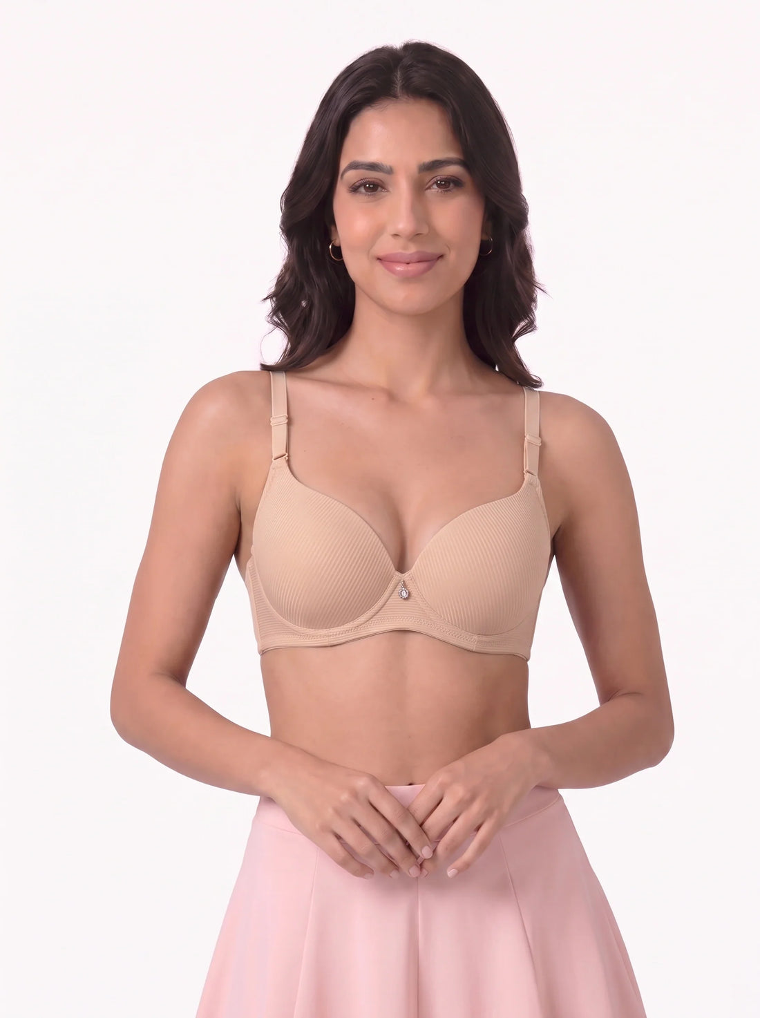 Padded Push-up Bra - Elva - Skin