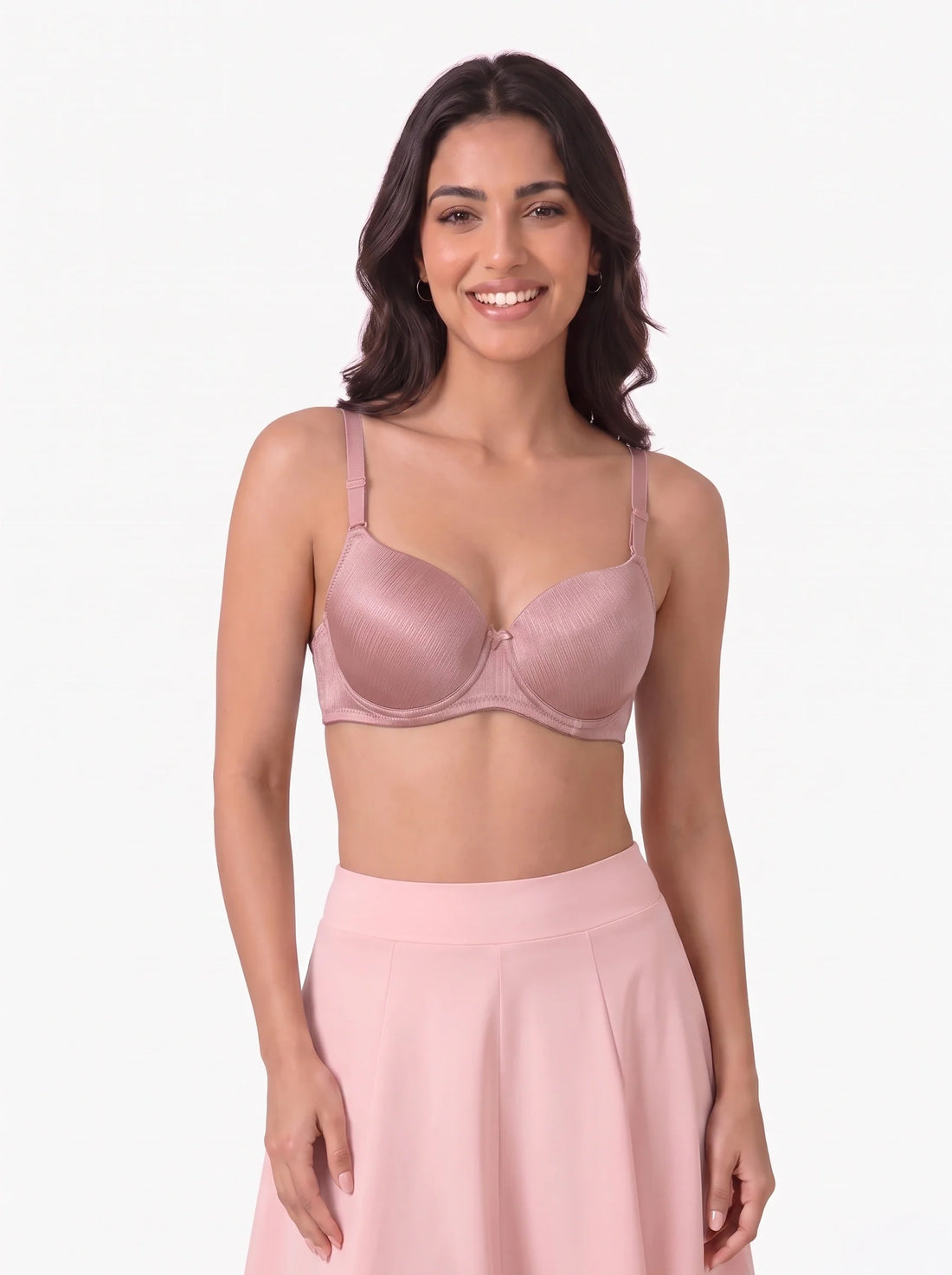 Padded Push-up Bra - Glowe - Brown