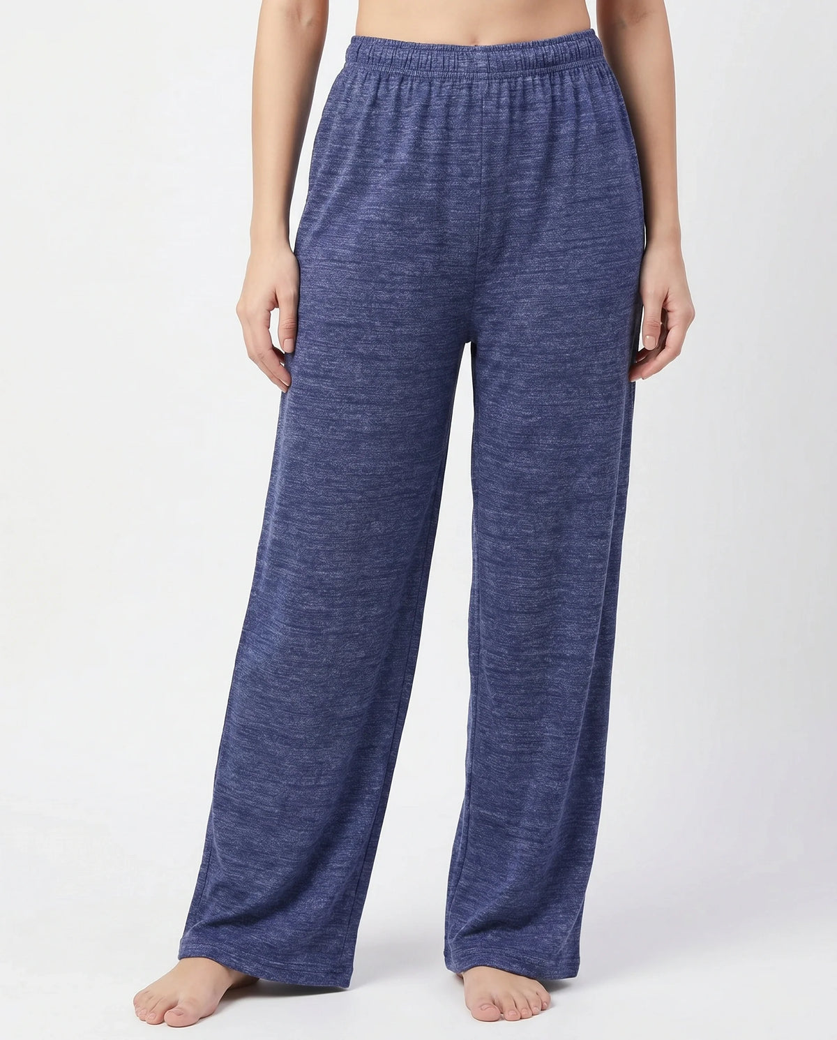 Soft Ease - Cotton Relax Trouser - Blue