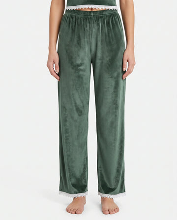 Textured Velvet Trouser - Classic Lounge