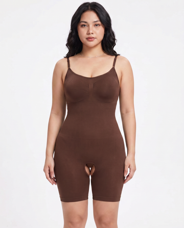 Full Body Shaper - Flex Shape - Brown